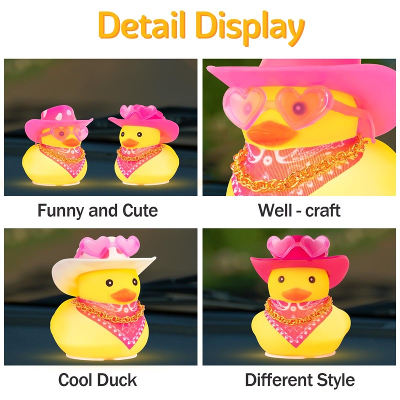 wonuu Cute Yellow Rubber Duck with Light Glowing Rubber Ducks