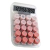 Cute Calculator with Transparent Gradient Appearance Easy to Read Screen