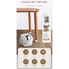12 Pack Self Adhesive Caster Wheels, Swivel Wheels for Furniture,
