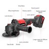 NAWIN Cordless Angle Grinder, 4-1/2 Inch Variable Speed Angle Grinder,