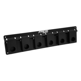 Extreme Max 5001.6724 Wall-Mount Aluminum 6-Mount Umbrella Holder for Enclosed Trailer, Garage, Shop - Black