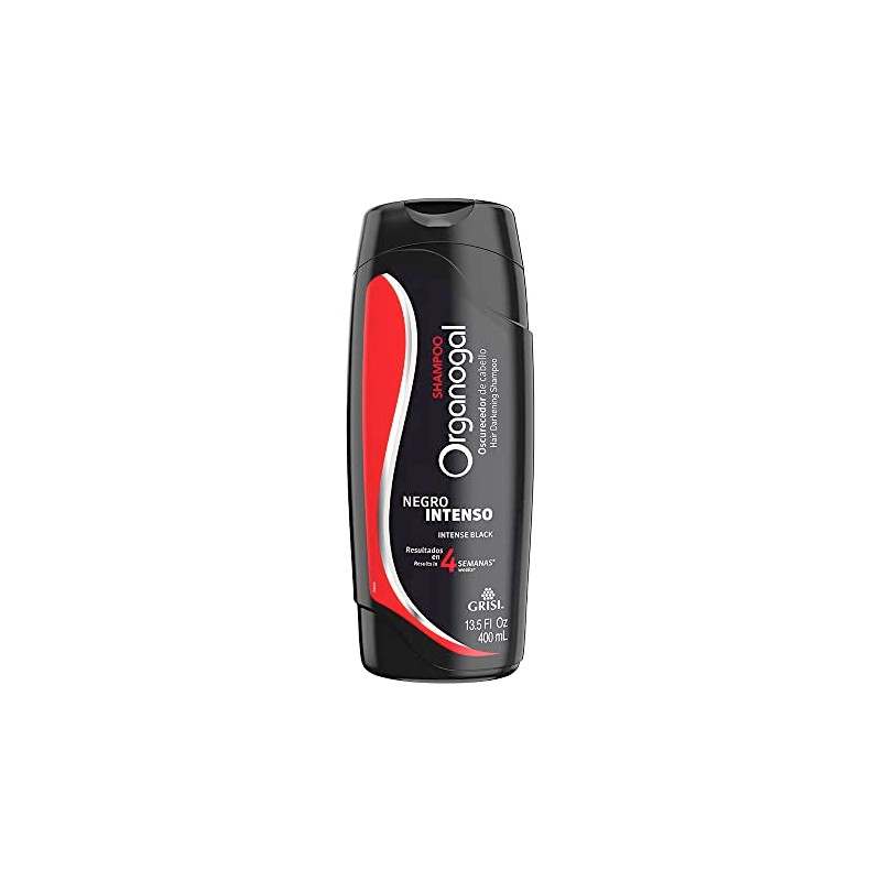 Organogal Tratamiento, color Negro Intenso, 130 ml Shampoo Grisi negro