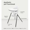 Funny Supply 3-in-1 Foldable High Chair, Portable & Convertible Baby