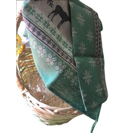 Sofia's Linen Guest/Hand/Face Bath Linen Towel 55%Linen 45%Cotton Christmas Holiday