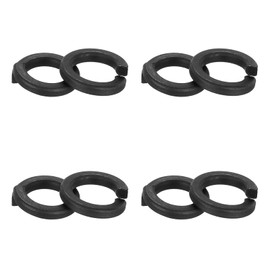 PATIKIL 100 Pcs Split Lock Washer, M10 Spring Lock Washer 304 Stainless Steel Lock Washers Assortment Kit for Screws Bolts, Black