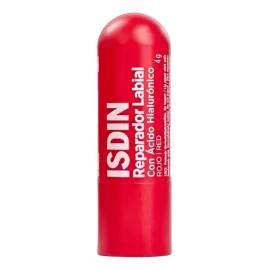 Bálsamo Reparador Labial Con A.h. | Color: Rojo | Isdin 4g