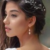 TTPSRY Ohrringe für Frauen Mode 14k Perlen Ohrringe 925 Sterling