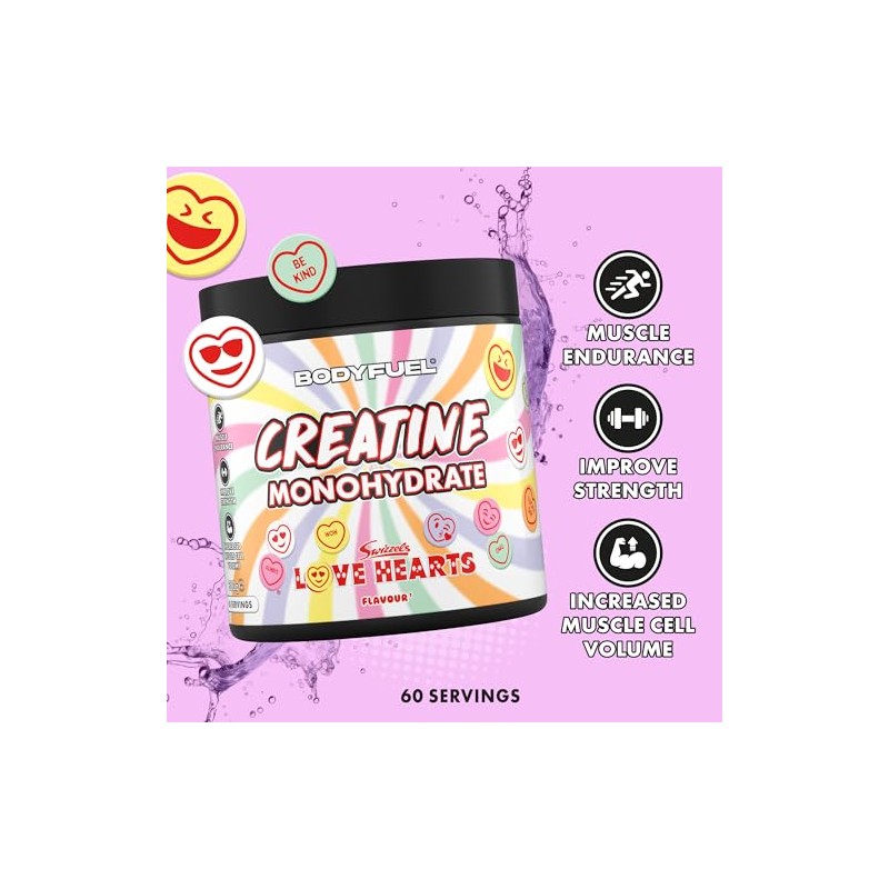 Applied Nutrition BodyFuel Creatine Monohydrate Powder, Increases High-Intensity Physical Performance,