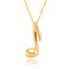 Miity Haiy Urn Necklace for Ashes Stainless Steel Music Note