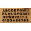 Press In Letters And Numbers Stone Concrete Stamps - Uppercase