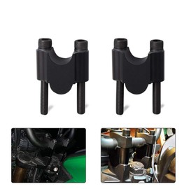 RANSOTO 7/8" Handlebar Risers Mount Clamp Handle Bar Riser 30mm Height Compatible with Kawasaki Honda Suzuki ATV Dirt Bike Yamaha MT-07 MT-09