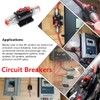 MiJunHD 40 Amp Manual Reset Circuit Breaker,12V-24V DC Inline Fuse