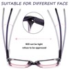 Hubeye 4 Pairs Retro Oversized Large Frame Reading Glasses Men