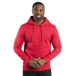 Threadfast Apparel Unisex Ultimate Fleece Pullover Hooded Sweatshirt XS RED