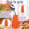 Ehucon Adaptive Utensils Angled Spoon and Fork for Hand Tremors