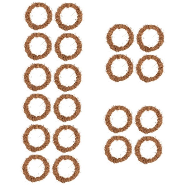 Ciieeo Pack of 20 Coconut Pot Holders Coasters Mats Cup