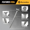FM FastenMon #10x2-1/2 Stainless Steel Deck Screws, 304 Grade, 300