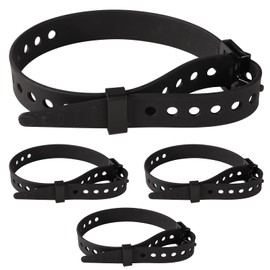 4pcs Snowshoe Straps, 9x0.8 Inch Snowboard Binding Straps Adjustable Ski Boot Wraps Ties Skiing Accessories Snowshoe Straps Replacement for Kids Adults Men Women