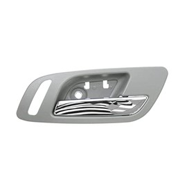Dark Gray/Chrome Front Inside Interior Door Handle Right Passenger RH Fits GM
