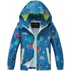 WICKHAM - chamarra impermeable para niños y niñas, con capucha