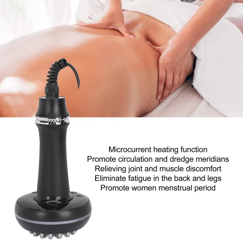 Electric Meridian Dredging Massager Microcurrent Heating Promote Circulation Cellulite Removal