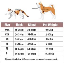 Dog Harness Cat Lead Puppy Leash Vest Mesh Breathe Adjustable Braces Small Pet, Soft Comfortable Puppy Harness for Small Pets, Safe Walking & Training