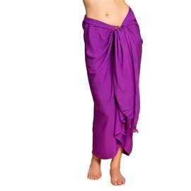 PANASIAM Sarong uni purple, 190x116cm