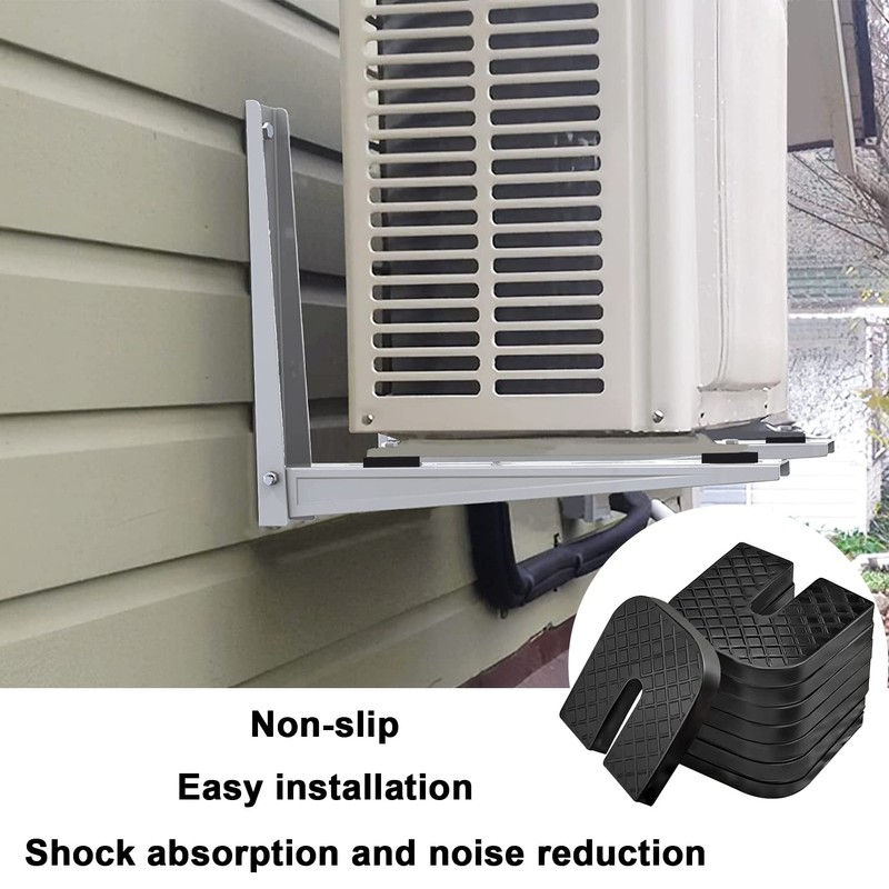 Rubber Isolator Pad 8 Packs Air Conditioner Shock Pad Anti