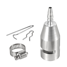 GSTP Fuel Filter Return Line Repair Quick Connector Compatible with Ford 6.7L F250 F350 F450 F550 2017-2024 Turbo Diesel Aluminum (Silver)