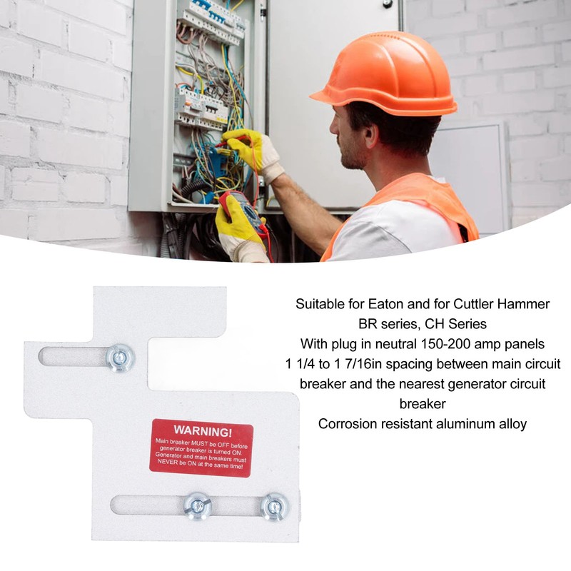 Generator Interlock Kit Switch for Eaton Cutler Hammer BR Series