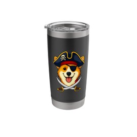 Corgi Pirate Stainless Steel Insulated Tumbler