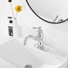 Chrome Bathroom Faucet GGStudy 360° Swivel Bathroom Vanity Faucet Single
