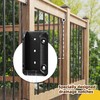 Toscoco 4 Pcs Deck Railing Bracket Connectors for 2"×4" (1.5"