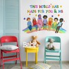 Mfault Kids Diversity Equality Inspirational Wall Decals Stickers, Motivational Inclusion