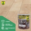 Premium Outdoor Wood Stain & Sealer - Semi-Transparent, UV Protection,