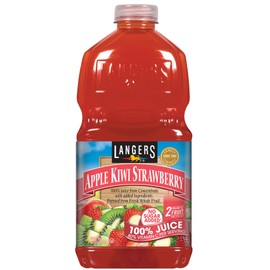 Langers 100% Juice with Vitamin C, Apple Kiwi Strawberry, 64 Fl Oz (Pack of 8)
