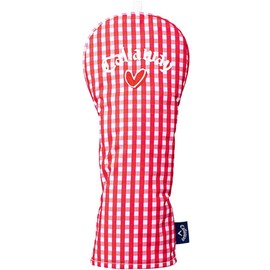 Callaway Head Cover AM LOVE CW FW WMS RED SS 23 (FW With Counter Tag / Replacement Type (3.4.5.7.9.♡)) Red Women's