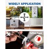 JOYTUTUS 17 Inch Multifunctional Water Meter Tool with 4-Way Key