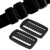 Baxnore 2PCS ABS Diving Weight Belt Buckle, Slide Keeper with