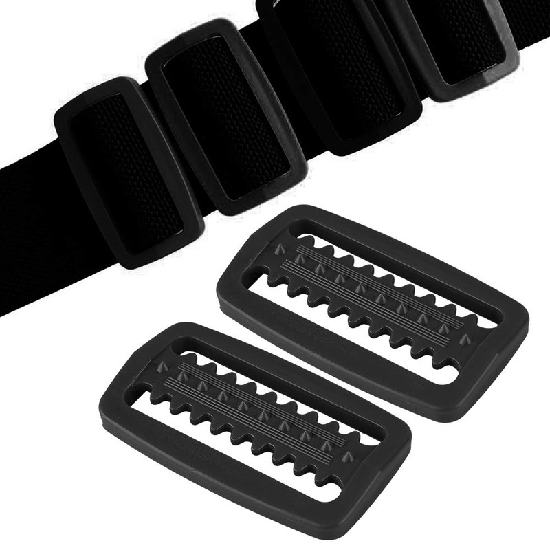 Baxnore 2PCS ABS Diving Weight Belt Buckle, Slide Keeper with