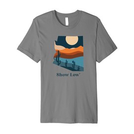 Show Low Arizona Desert Style Boho AZ Landscape Premium T-Shirt