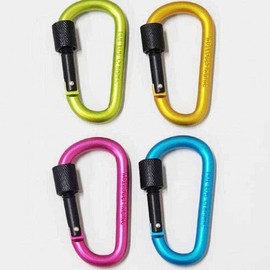 locking carabiner hiking ring 3ea