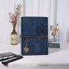 A5 Notebook Refillable, Vintage PU Leather Notebook Travel Journal Diary