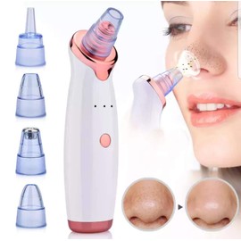 Blackhead Remover Vacuum - Electric Facial Pore Cleaner - USB Rechargeable Comedone Extractor Tool Suction Device