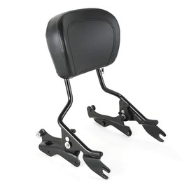 TCMT Detachable Passenger Backrest Sissy Bar With 4 Point Docking Hardware Kits Fits For Harley Touring CVO Road Glide Street Glide Road King 2014-2025 Electra Glide Standard 2019-2022