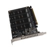 Adapter Card 4 Port M.2 NVMe SSD to PCIE X16