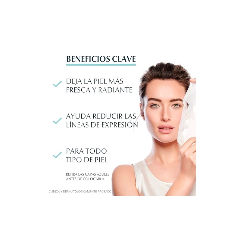 Eucerin Mascarilla facial hidratante con Ácido Hialurónico,Hyaluron Filler, 1 pieza