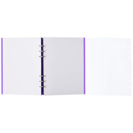 Filofax Clipbook Refillable Notebook - Purple, A5