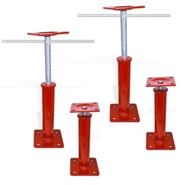 4 Pack House Jacks for Leveling Crawlspace,11" -16" Height Range,8820 lbs to 6820 lbs Height Capacity,Adjustable Floor Joist Jack House Jack Post,Floor Jacks Joist Beam Brace for Cellar Ceiling