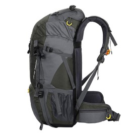 WoneNice 50L(45+5) Waterproof Hiking Backpack - Outdoor Sport Daypack with Rain Cover